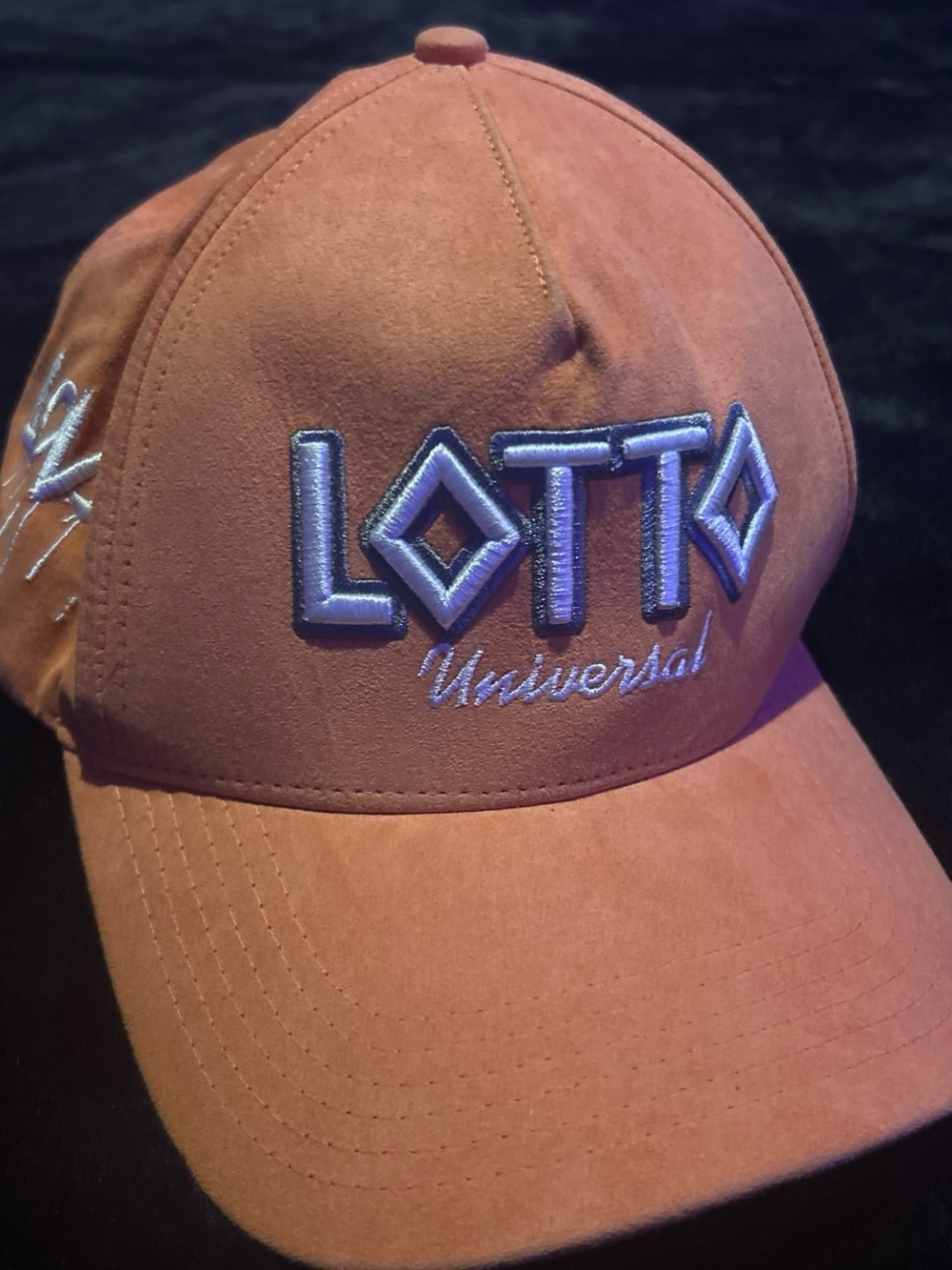 Lotta Universal Suede-Look Baseball Cap - Dusty Rose